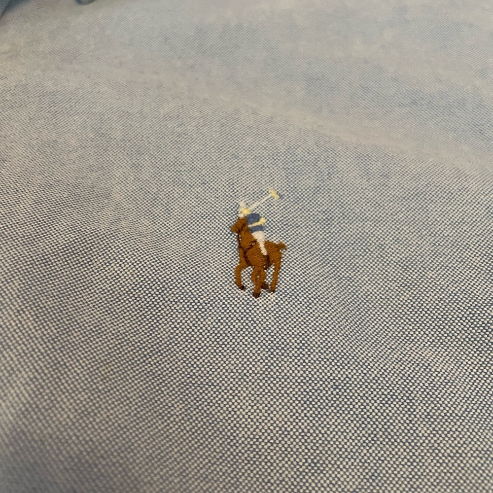 Ralph Lauren Short Sleeve Oxford Button Up Shirt - Picture 4 of 6